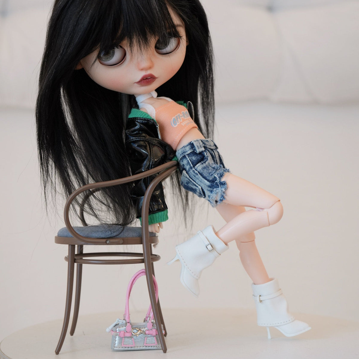 Pointed Toe Doll Boots for Blythe OB22 OB24 Dolls