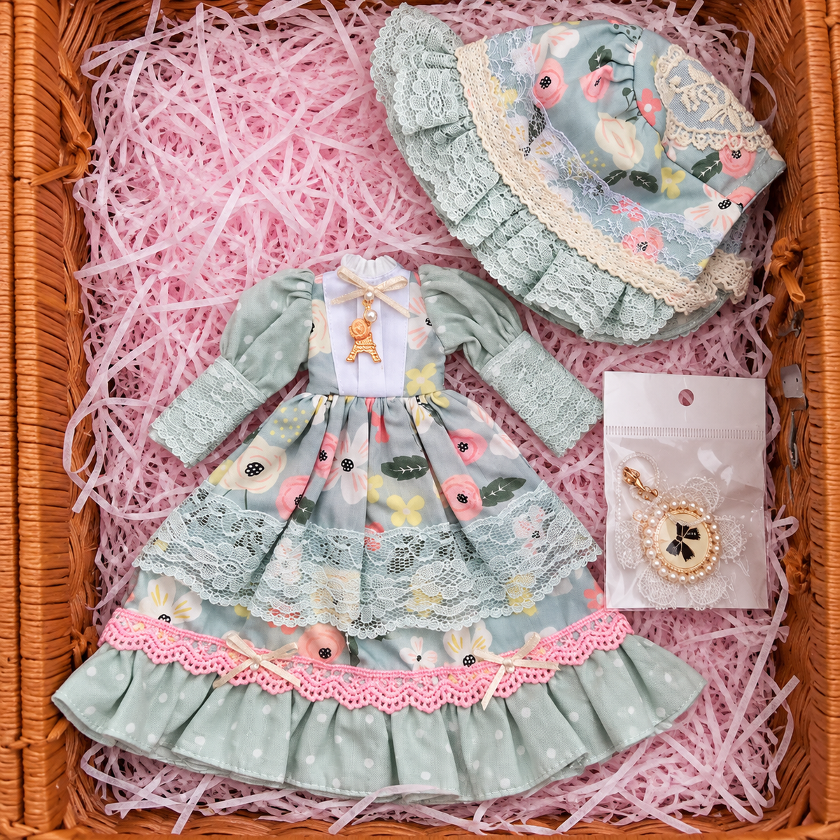 Blythe Doll Dress 2 Piece Set for OB22 OB24 – Handmade Doll Clothes Outfit