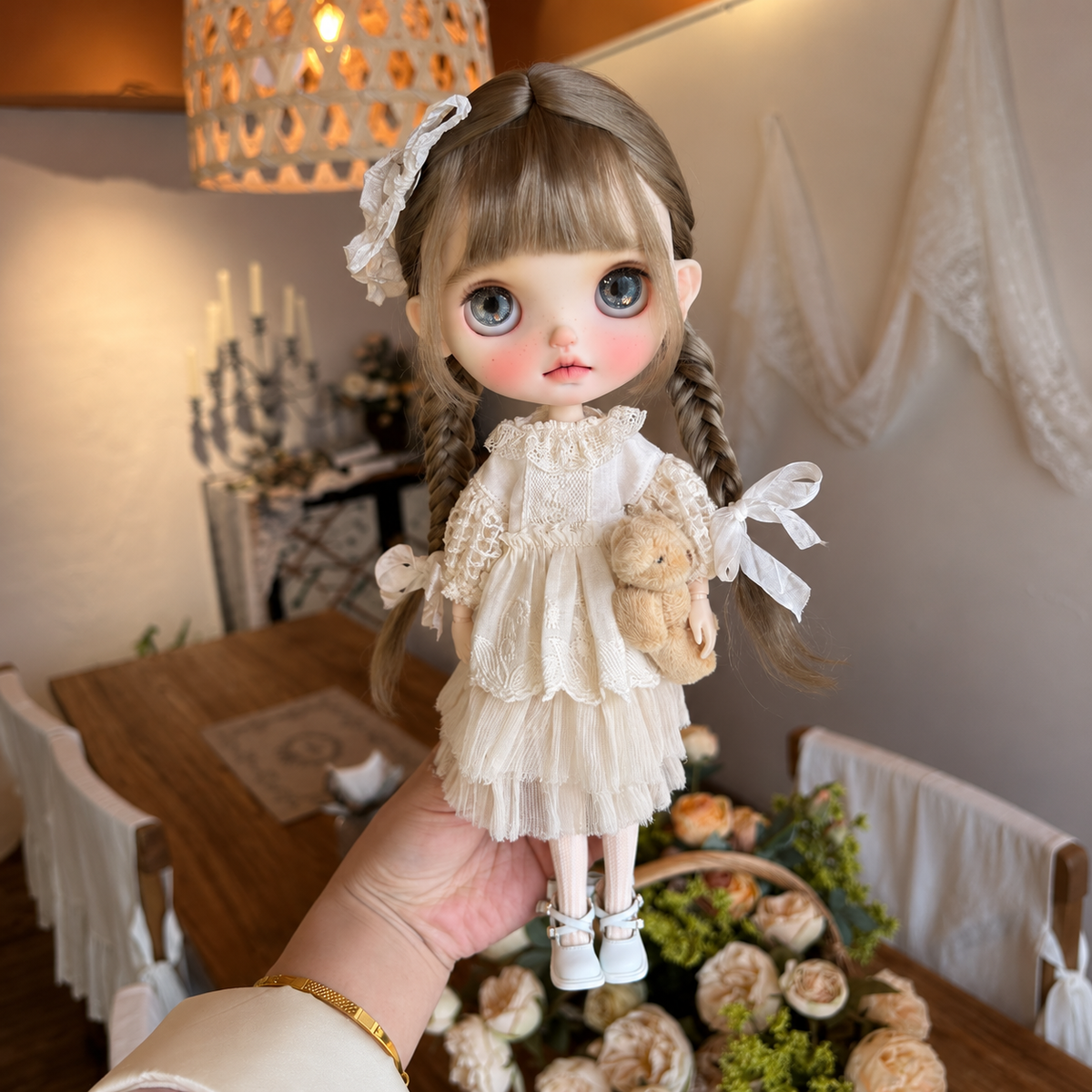 Blythe Doll Dress for OB22 OB24 – Handmade Cute Casual Doll Clothes