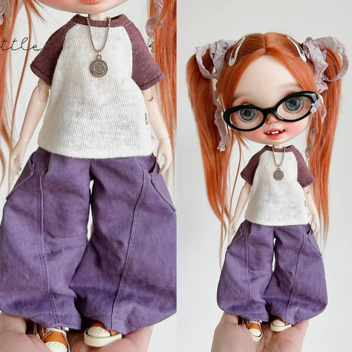 Baggy Cargo Pants for Blythe OB22 Azone 1/6 Dolls