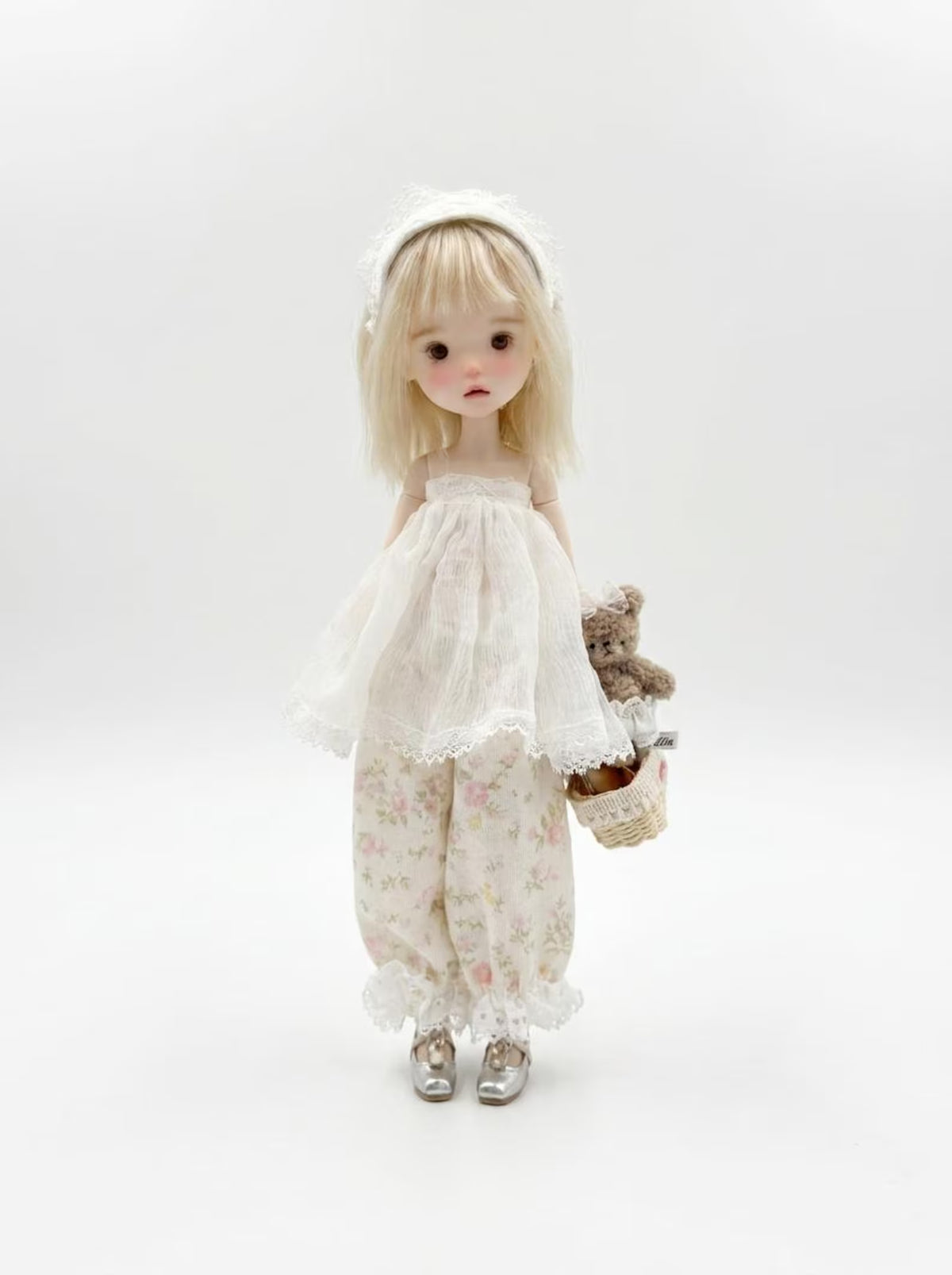 OB24 Blythe Clothes Only Monet Garden Ethereal Top Pants Set