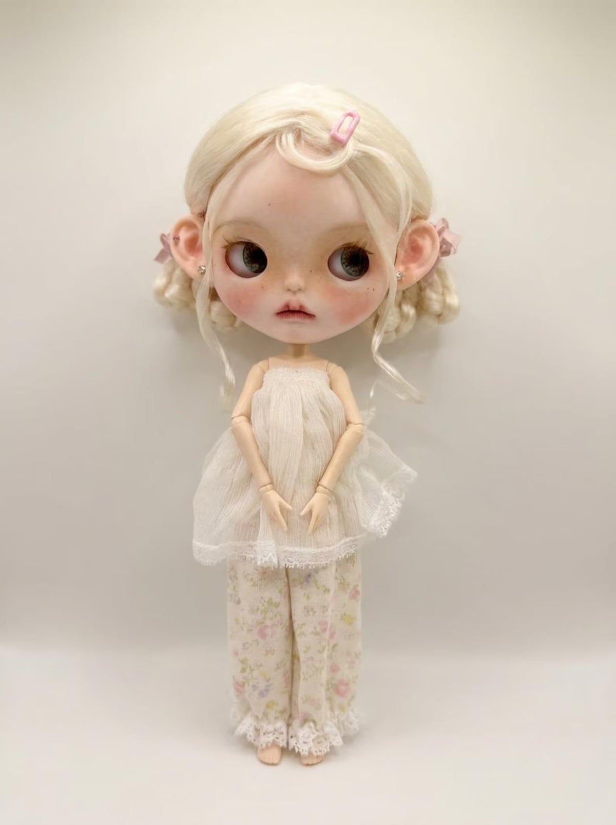 OB24 Blythe Clothes Only Monet Garden Ethereal Top Pants Set